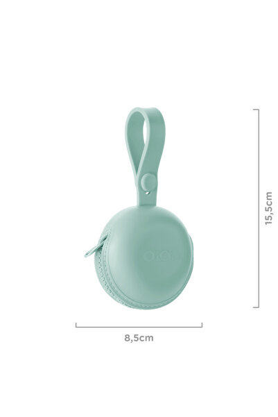 OiOi Silikon Pod Emzik Saklama Kutusu River Green