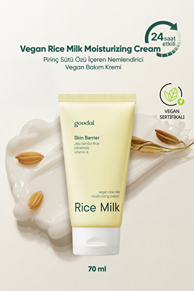 Goodal Pirinç Sütü İçerikli, Besleyici Nemlendirici Bakım Kremi GOODAL Vegan Rice Milk Moisturizing Cream