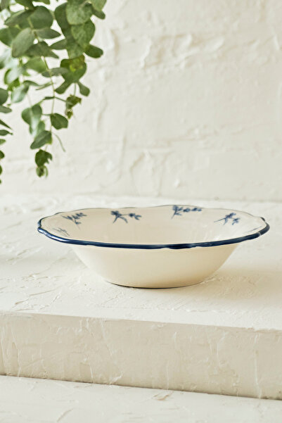TRENDYOLMİLLA HOME X Bella Maison Beyond Blue Πορσελάνινο Μπολ Σαλάτας 25cm TPHAW26KSE00000