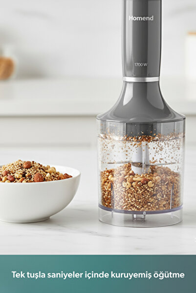 HOMEND Handmaid 1936H El Blender Seti Antrasit