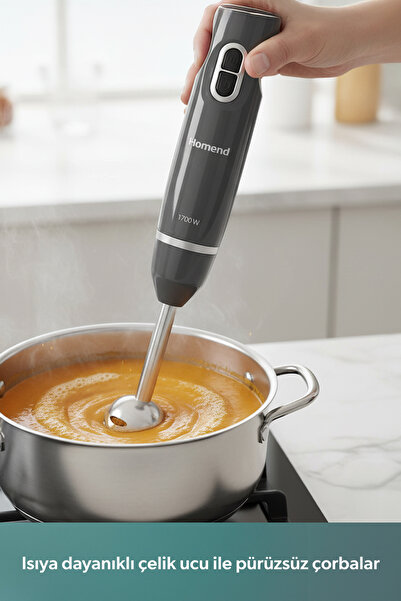 HOMEND Handmaid 1936H El Blender Seti Antrasit