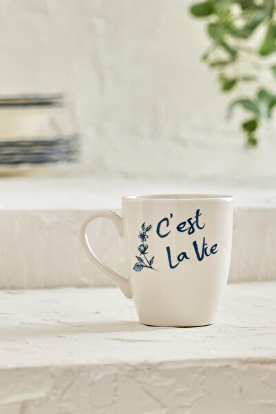 TRENDYOLMİLLA HOME X Bella Maison Beyond Blue Μονή Κούπα Πορσελάνης 390cc TPHAW26UP00012