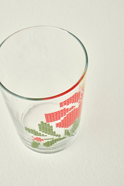 TRENDYOLMİLLA HOME X Bella Maison Peony Set of 4 Glass Cups 510Cc Tphaw26Brd00001