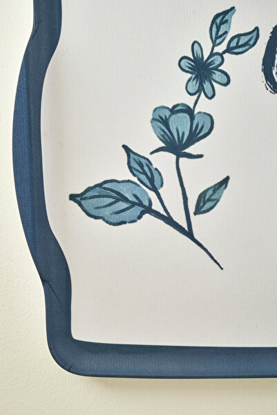 TRENDYOLMİLLA HOME X Bella Maison Beyond Blue Melamine Tray 42X31Cm Tphaw26Tps00006