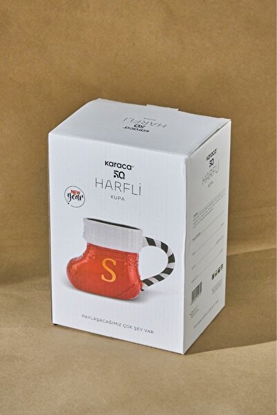 Karaca New Year's Christmas S Letter Mug