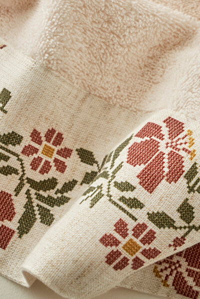 TRENDYOLMİLLA HOME X Bella Maison Peony Single Face Towel 50X70Cm Tphaw26Hvl00006