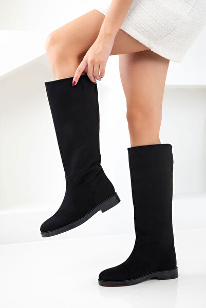 SOHO Černé semišové dámské boty 21031