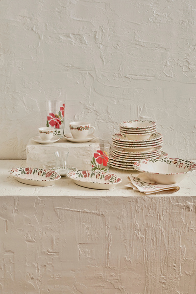 TRENDYOLMİLLA HOME X Bella Maison Πορσελάνινο Μπολ Σαλάτας Παιώνιας 25cm TPHAW26KSE00000