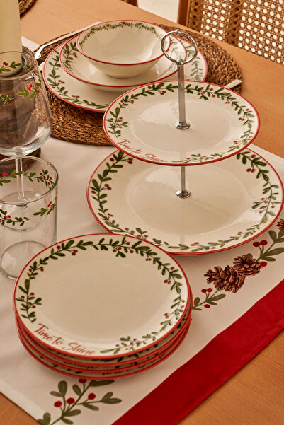 TRENDYOLMİLLA HOME X Bella Maison New Year's Multi-Storey Kura Piped K 19 and 25 cm Tphaw26Tbk00030