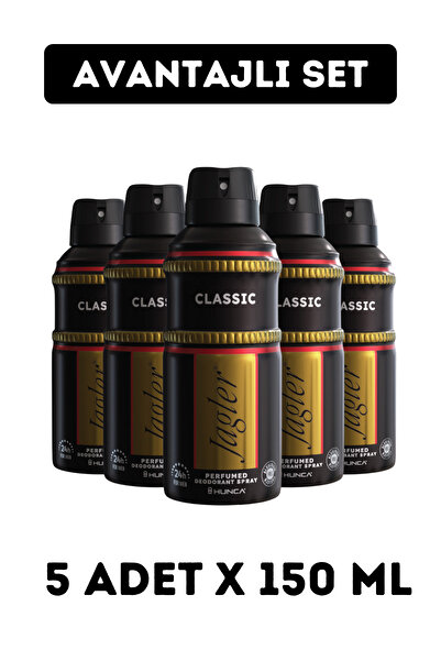 Jagler Classic Erkek Deodorant ( 5 Adet X 150 ml )