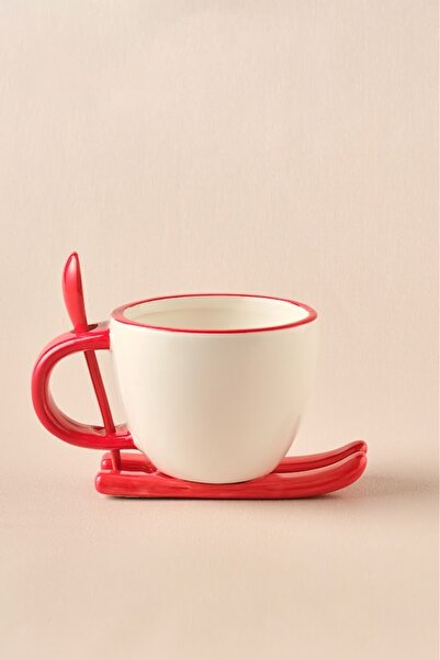 Karaca New Year New Year Snowboard Teacup 300 ml