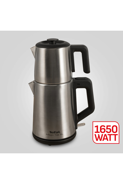 TEFAL Magic Tea XL Paslanmaz Çelik Gövdeli 1650 Watt Çay Makinesi - Inox