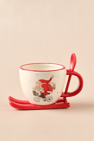 Karaca New Year New Year Snowboard Teacup 300 ml