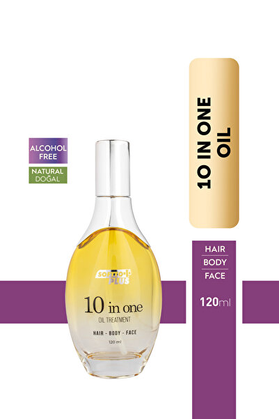 Softto Plus 10 ın 1 Değerli Yağ İçerikli Saç Vücut ve Yüz Bakım Yağı 120 ml