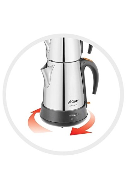 Arzum Çaycı Klasik Çay Makinesi Paslanmaz Çelik 1650W Inox - AR3004