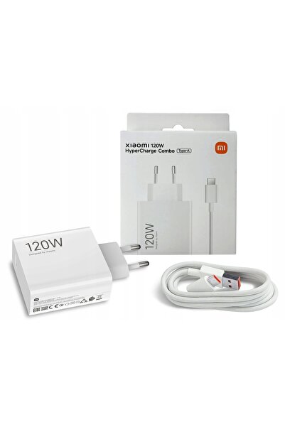 Xiaomi 120W HyperCharge Combo (Type-A) EU MDY-14-EE Hızlı Şarj Aleti (Adaptör + Kablo)