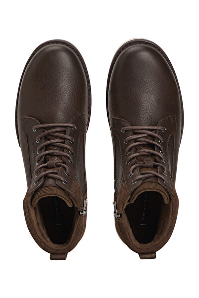 Tommy Hilfiger Kožené boty s krajkou pro firmy