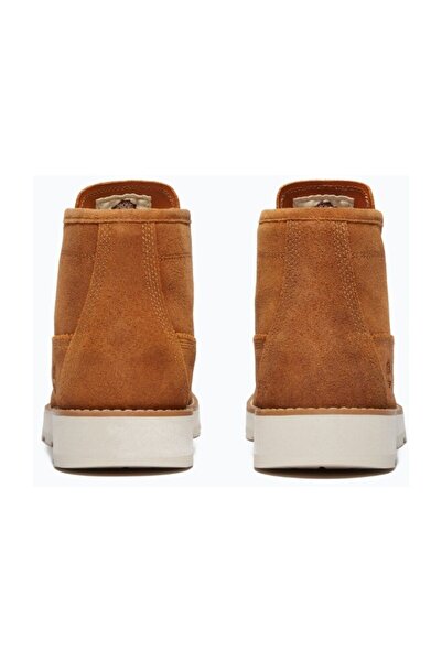 Timberland Μπότες Chukka με κορδόνια BRITTON MILLS, χρώμα ρουζ σουέντ