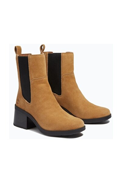 Timberland Μπότες Bellevaux MID CHELSEA μεσαίου ύψους σε μεσαίο καφέ σουέντ