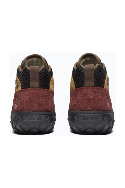 Timberland GreenStride Motion 6 MID Šněrovací Tenisky Černé s Burgundskou Podšívkou