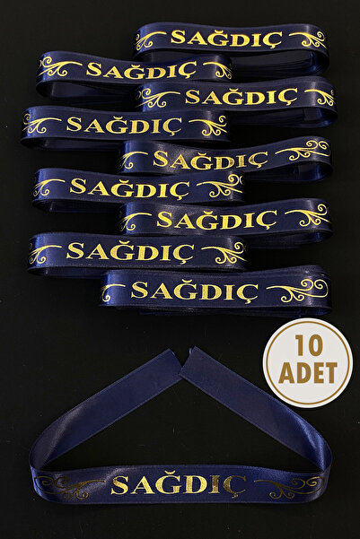 ZEYMERADE Синій шлейф для дружок, 10 штук браслетів для рук, вечір хни, весіл...