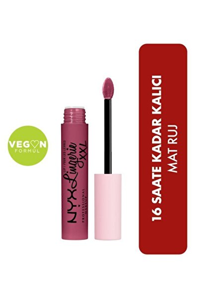 NYX Professional Makeup Likit Mat Ruj - Lip Lingerie Xxl Matte Liquid Lipstic...