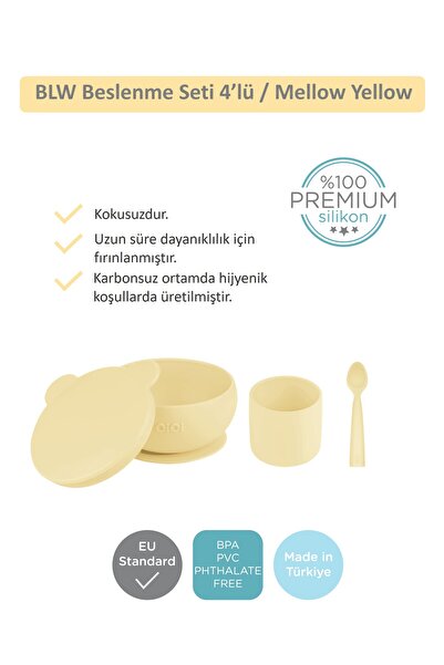 OiOi Blw Beslenme Seti I - Kaseli Mellow Yellow