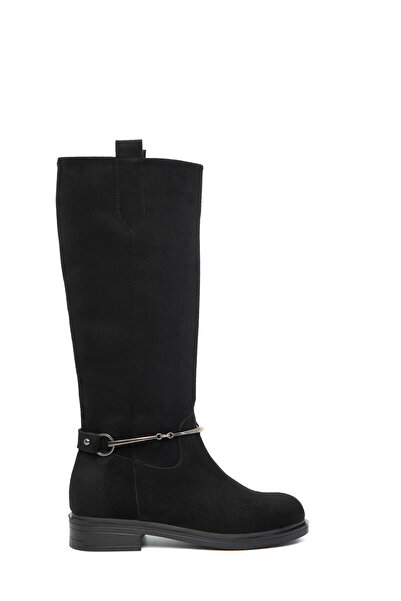 SOHO Black Suede Women's Boots 21107