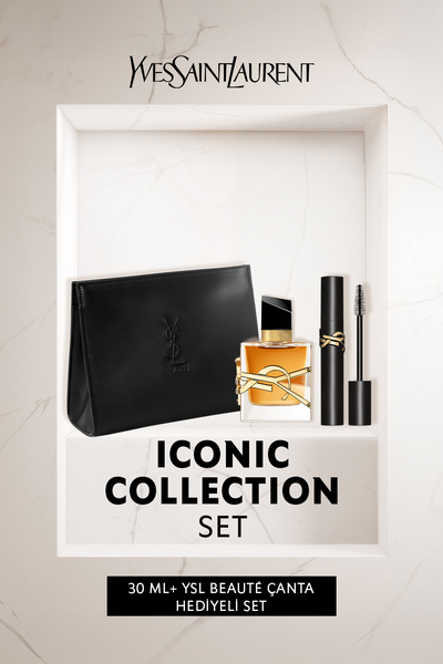 Yves Saint Laurent Libre Intense & Lash Clash & Makyaj Çantası Kadın Parfüm S...