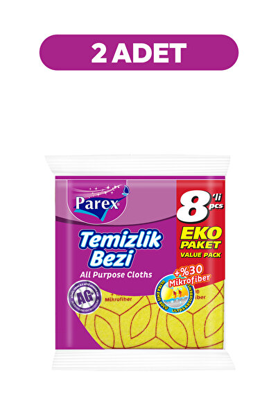 Parex 30 procenata 8-pakovanje mikrofiber krpa za čišćenje, duplo pakovanje