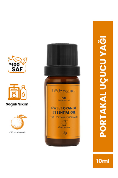 Bade Natural Portakal Uçucu Yağı %100 Saf 10 ml