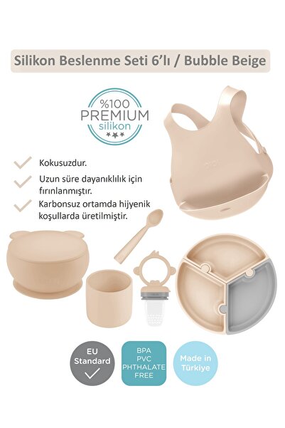 OiOi Puzzle Set 6 Parça Bubble Beige