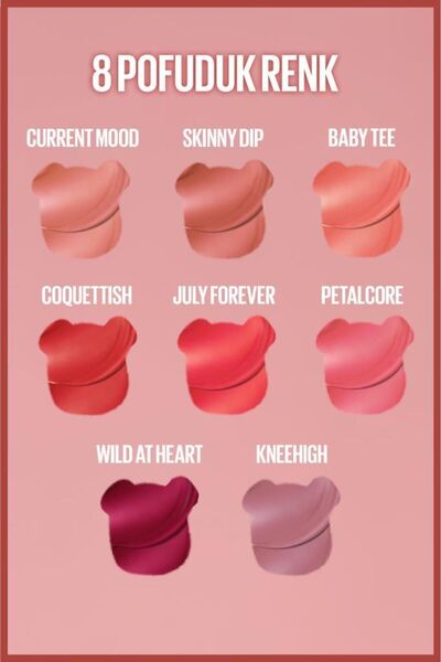 Maybelline New York Maybelline Super Stay Teddy Tint Uzun Süre Kalıcı Likit Mat Tint 55 Knee High