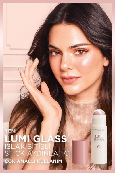 L'Oreal Paris L'Oréal Paris Lumi Glass Islak Bitişli Stick Aydınlatıcı - 610 Glassy Pearl Eclat