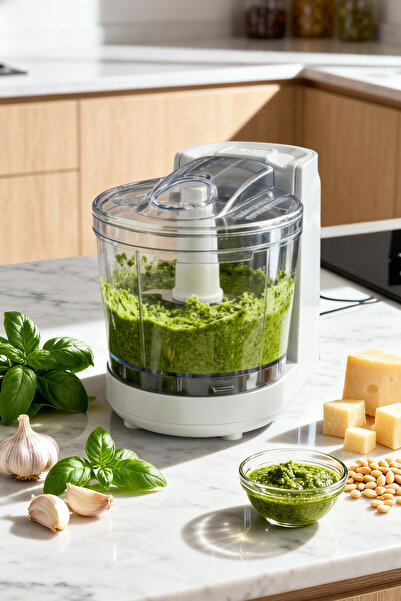 Kiwi KC-8217 Mini Gıda Doğrayıcı | 350 ml Kapasiteli & Paslanmaz Çelik Bıçaklı