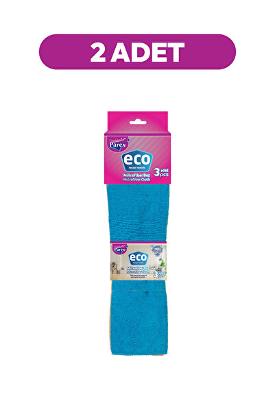 Parex Eco 3’lü Mikrofiber Bez Açık İkili Paket
