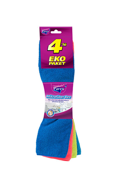 Parex Mikrofiber Bez 4lü Eko Paket