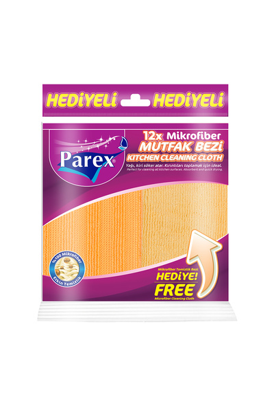 Parex Microfiber Kitchen Cloth (Microfiber Cleaning Cloth Gift) Pack of Twelve