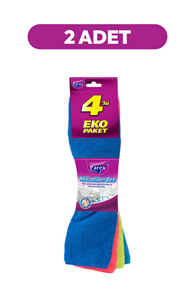 Parex Mikrofiber krpa za čišćenje, 4 komada, dvostruko pakovanje