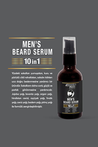 Softto Plus Men's Sakal Serumu 10in1 50ml