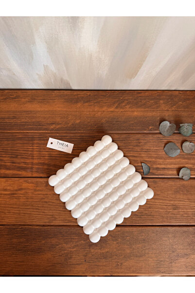 THEIA HOME Bubble Dekoratif Tabak Mum/Takı/Sunum Tabağı