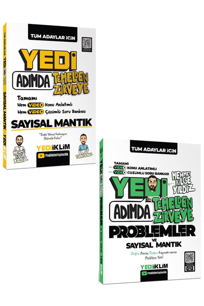 Yediiklim Yayınları Yedi Adımda Temel Sayısal Mantık+Problemler Tamamı Video ...