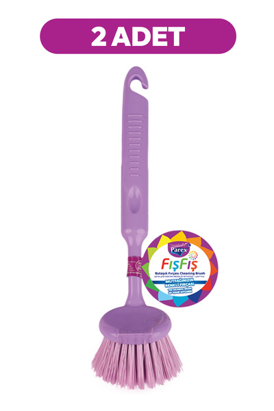 Parex Pembe Fışfış Bulaşık Fırçası 2' li
