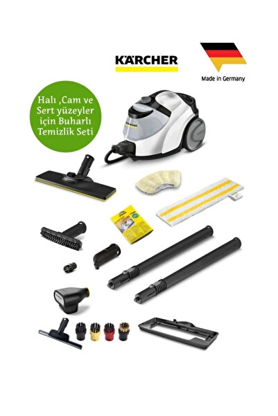 Karcher Yedek Temizlik Seti ve Sc 5 Easyfix Iron Plug Buharlı Temizlik Makinesi