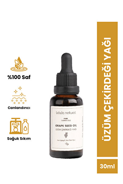 Bade Natural Üzüm Çekirdeği Yağı Soğuk Sıkım %100 Saf 30 ml