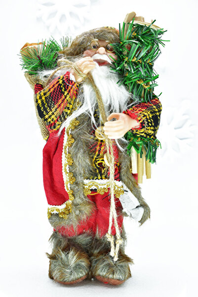 Waldern Προστατευμένο από την αποστολή Προστατευμένο από την αποστολή Premium Luxury Χριστουγεννιάτικο διακοσμητικό στολίδι Άγιος Βασίλης 30 εκ.