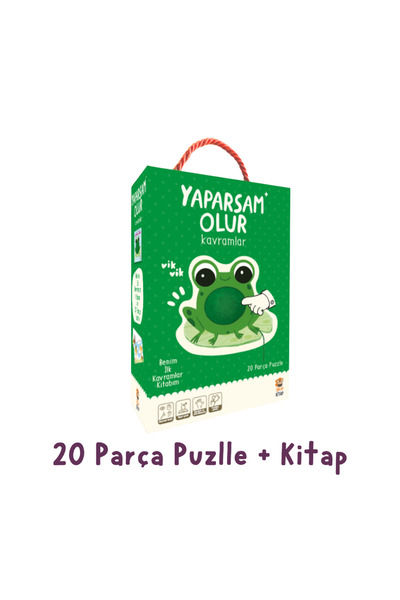 Sincap Kitap Yaparsam Olur Benim İlk Kavramlar Kitabım 20 Parça Puzzle + Kita...