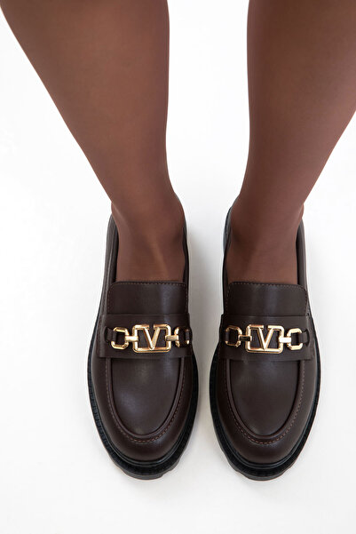 SOHO Кавові жіночі лофери 21104