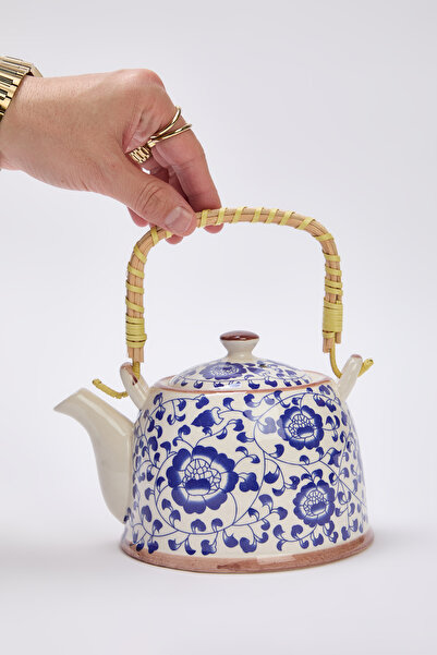 TRENDYOLMİLLA HOME Porcelain Patterned Teapot 750 ml Tphaw26Ml00000