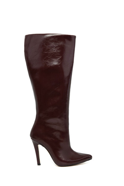 SOHO Burgundy Matte Women's Boots 21100